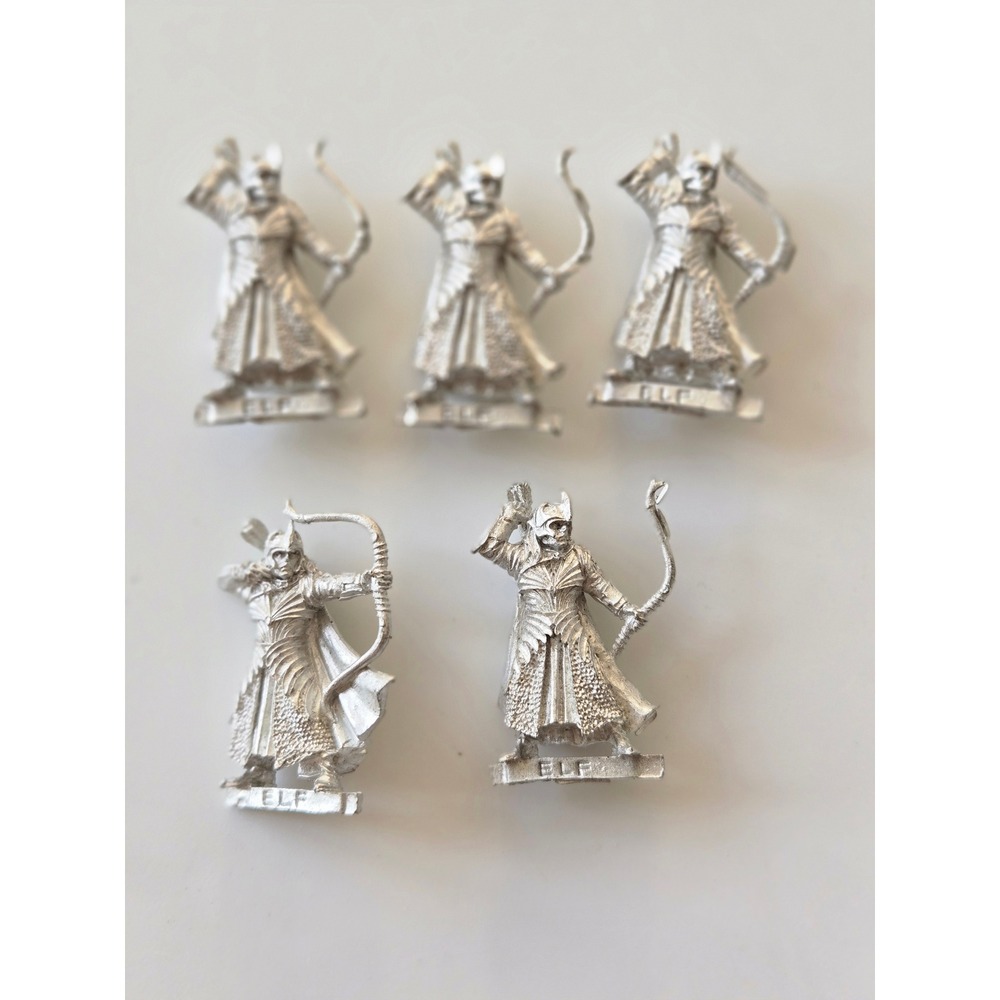 Lot of 5 Elf Archer,‎ Citadel Marauder Elven army Drow Warrior Warhammer AD&D
